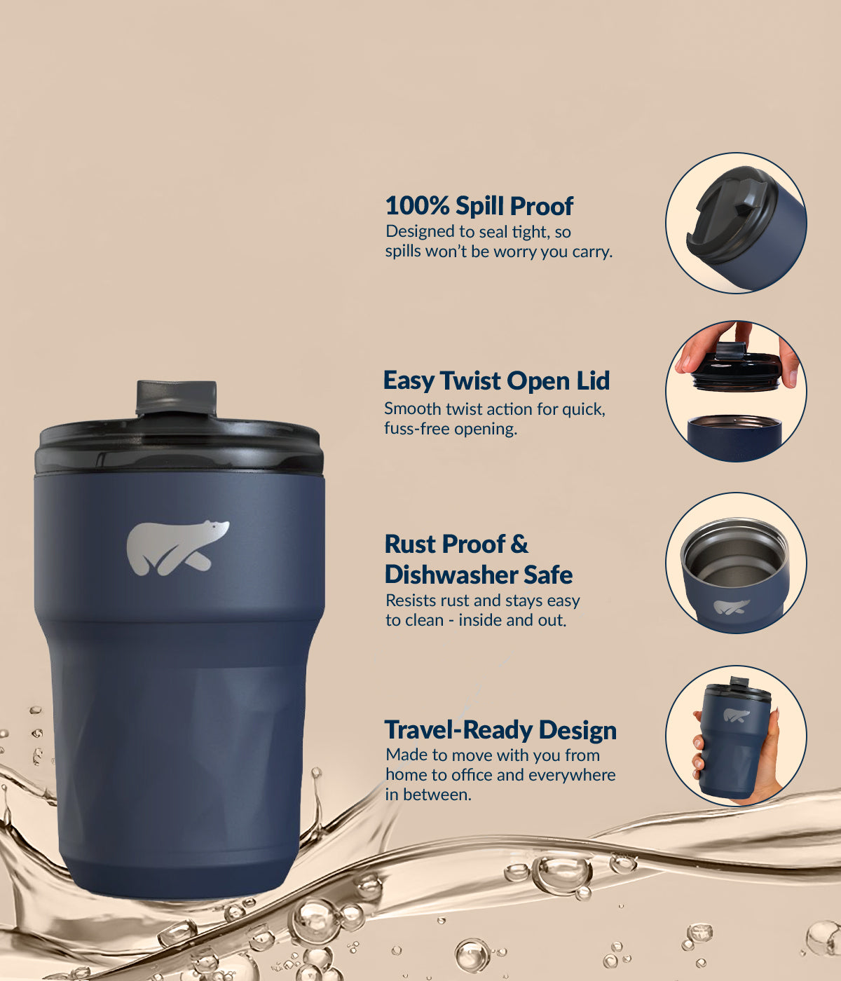 Java Alps - Elegant & Stylish Travel Insulated Coffee Mug – headwaymade