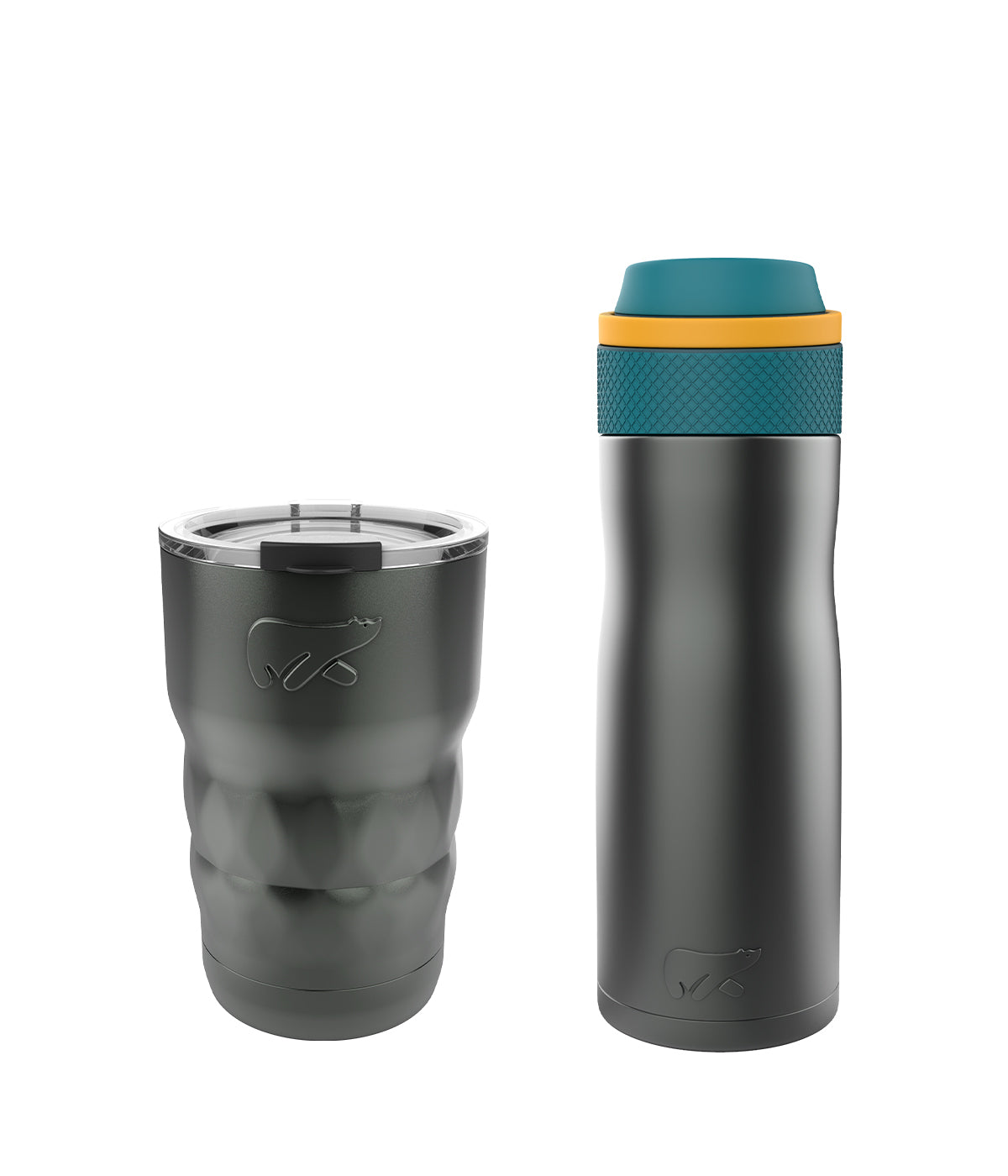 Work Out Combo (Java Coffee Mug 360 ML + Oslo Stainless Steel Bottle 550 ML) - Space Grey