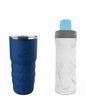 Chilled Hydration Combo (Java Coffee Mug 600 ML Navy + Minsk Insulated Bottle 550 ML - Marble)