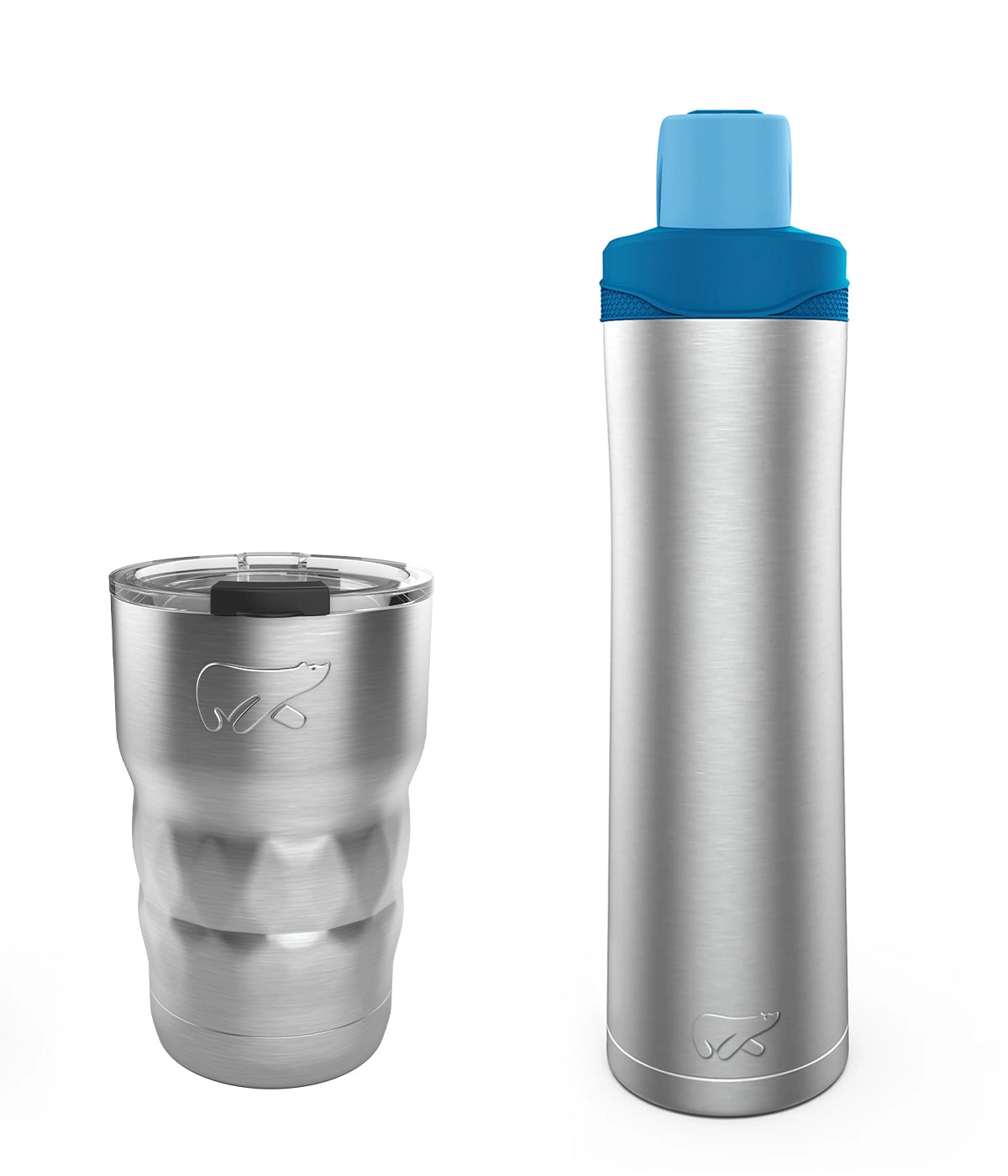 Chilled Hydration Combo (Java Coffee Mug 360 ML Steel + Minsk Insulated Bottle 750 ML - Steel)