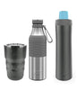 On The Go Combo (Java Coffee Mug 360ml + Burell Insulated Bottle 600 ML + Minsk Insulated Bottle 750 ML) - Space Grey